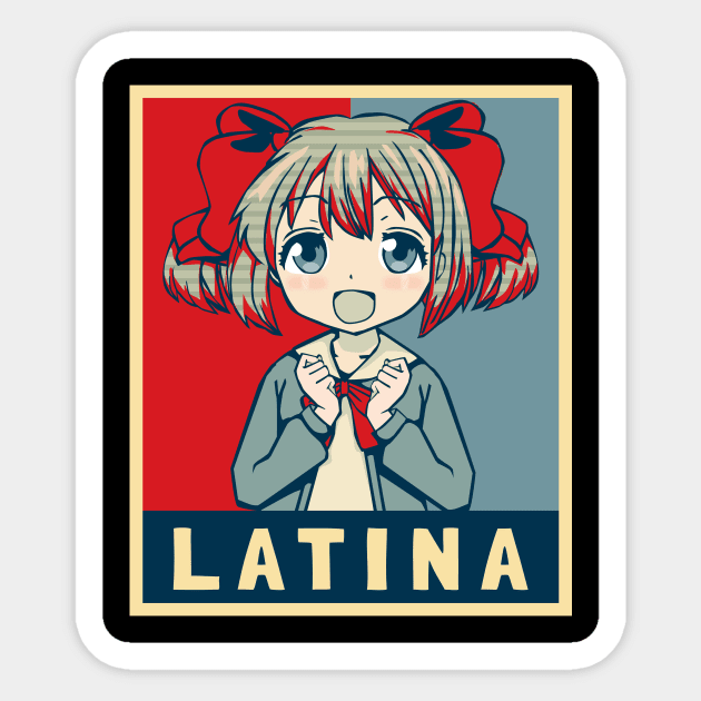 Ore wa Moshikashitara Maou mo Taoseru kamo Shirenai- Latina Poster Sticker by Dokey4Artist